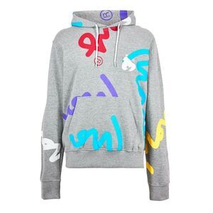 Money Mens Graphic Print Hoodie / Gray